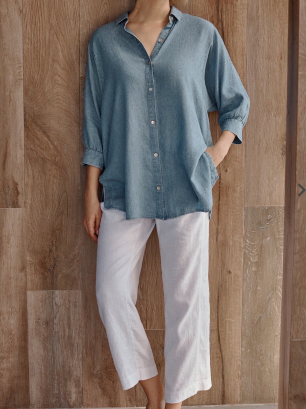 J. Jill Love Linen White Linen Wide-Leg Pants Size 2X